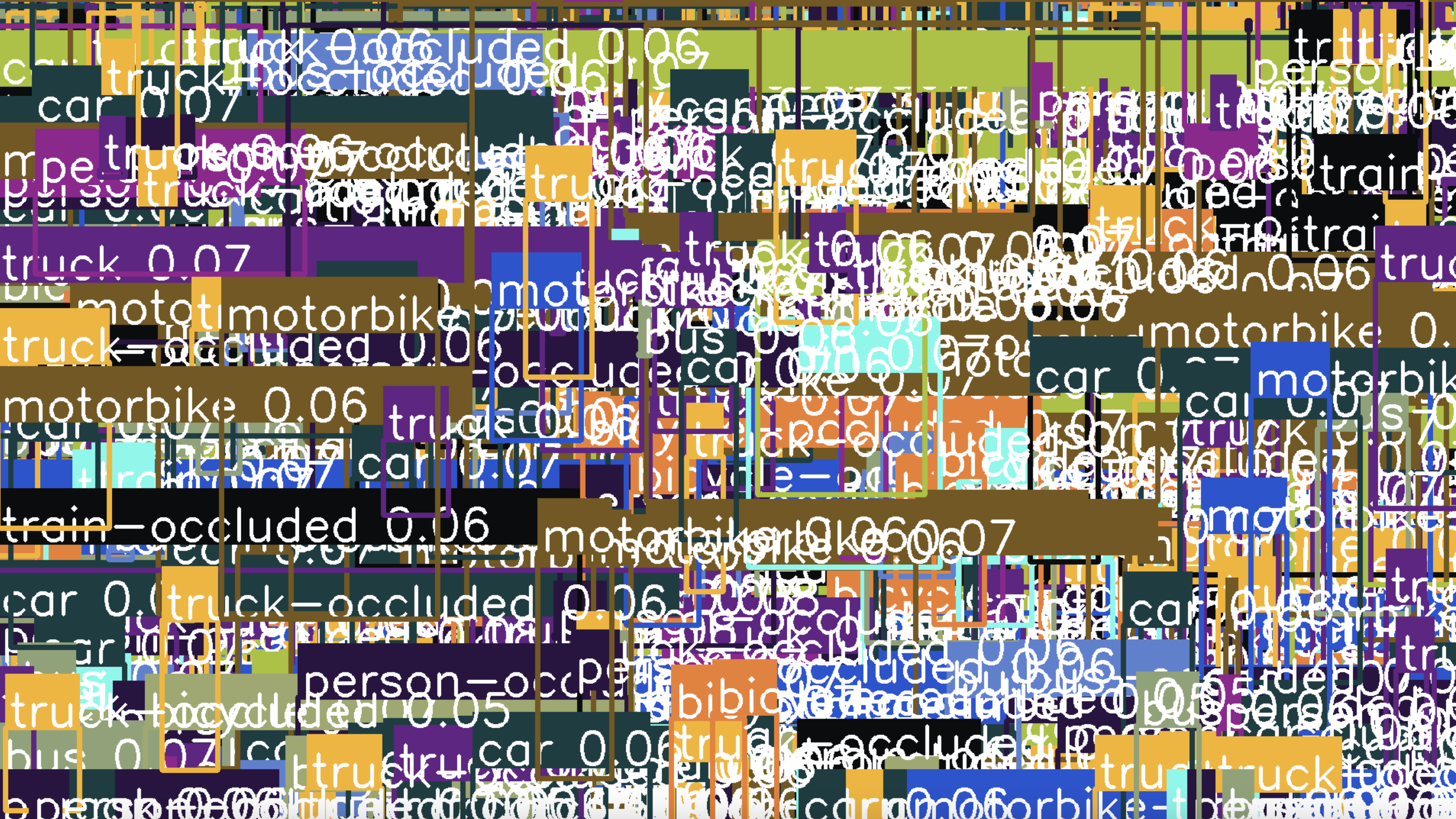 Image of thousands of overlapping coloured rectangles